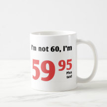 Soixantième anniversaire d'amusement plus l'impôt tasse