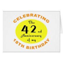 soixantième Cadeau de bâillon d'anniversaire Cartes