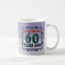 soixantième Cadeaux d'anniversaire de mariage Tasse