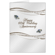 Soixantième carte heureuse d'anniversaire de maria