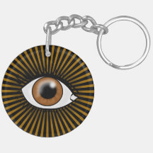 Solar Brown Eye Acrylic Keychains