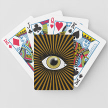 Solar Brown Eye Bicycle Card Decks