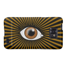 Solar Brown Eye Galaxy S2 Cases