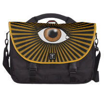 Solar Brown Eye Laptop Commuter Bag