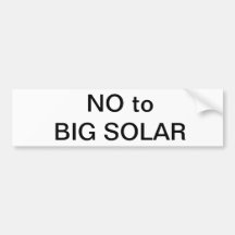 Solar Energy Bumper Sticker