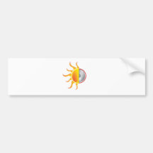solar energy bumper sticker