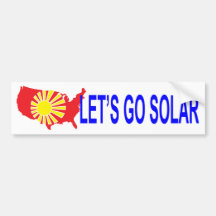 Solar Energy United States Bumper Sticker