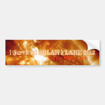 Solar Flare 2012 Bumper Stickers