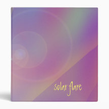 Solar Flare 3 Ring Binders