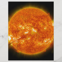 Solar Flare or Coronal Mass Ejection on Sun Personalized Flyer