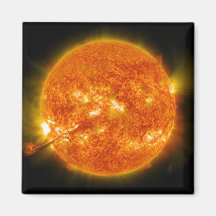Solar Flare or Coronal Mass Ejection on Sun Fridge Magnets