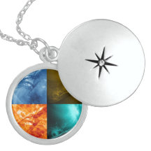 Solar Flare or Coronal Mass Ejection Sun Collage Lockets