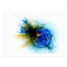solar flare postcard