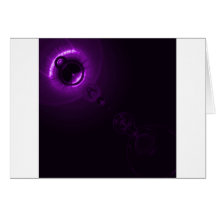 Solar Flare Purple Card