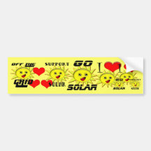 Solar Power Gifts and Promotional Products T-shirt Bumper Stickers