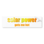 Solar Power Hot! Bumpersticker