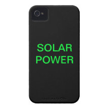 SOLAR POWER iPhone 4 COVERS