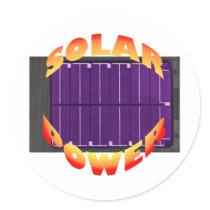 solar power sticker
