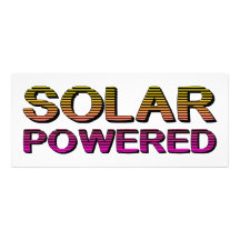 solar powered personalized announcement