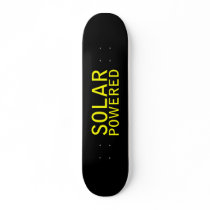 solar powered skate board deck
