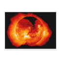 Solar Radiation and Flares Emitted by the Sun postcards