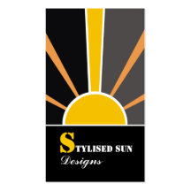 Solar/sun Energy/Power Alternative Sources Business Card Template