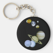 Solar System Keychain - Space/Astronomy Science