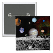 Solar System Montage of Voyager Images Button