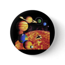 Solar System Planets Button