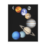 Solar Sytem Montage Canvas Print