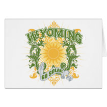 Solar Wyoming Greeting Card
