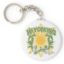 Solar Wyoming Keychain