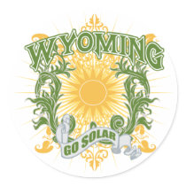 Solar Wyoming Sticker
