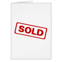 Sold Sign Cards