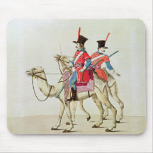 Soldats du régiment de dromadaire, 1839 tapis de souris