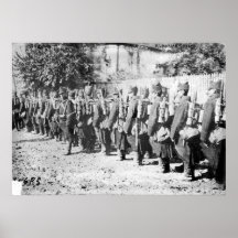 Soldats roumains affiche