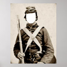 Soldier civil war  Poster