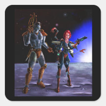 Soldier Moon sticker