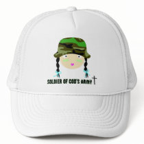 Soldier of Gods Army christian gift Hats