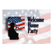 Soldier Welcome Home Party Invitation