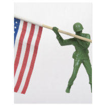 SoldierAmericanFlag1072509 Personalized Letterhead