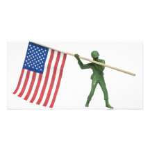 SoldierAmericanFlag1072509 Picture Card