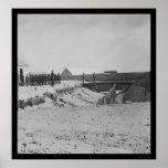 Soldiers at Fort Walker in Hilton Head, SC 1861 Posters