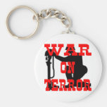 Soldiers Cross 9-11 War On Terror Keychain