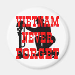 Soldiers Cross Vietnam Never Forget Magnet