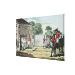 Soldiers Drilling, 1807 Stretched Canvas Prints