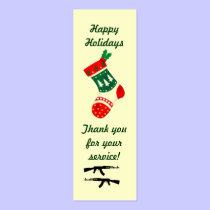 Soldiers Holiday Bookmark business cards