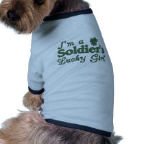 Soldier's Lucky Girl Pet Tee Shirt