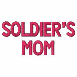 Soldier's Mom Embroidered Hoodie