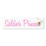 Soldier's Princess Bumper Sticker